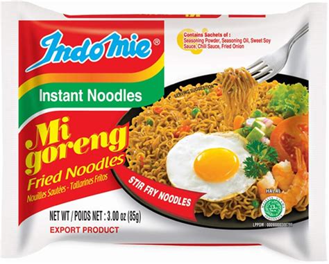 Indomie Mi Goreng Instant Stir Fry Noodles Halal Certified Original