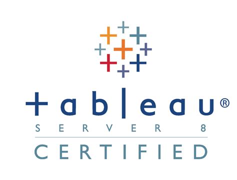 Tableau Server 8 Certified logo transparent PNG - StickPNG