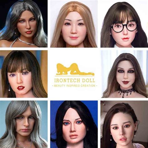 Irontech Sex Doll Silicone Heads Rosemarydoll
