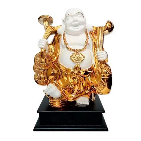 FENG SHUI LACHENDE BUDDHA Idol Figur Statue Skulptur 25 4cm EUR 213 45