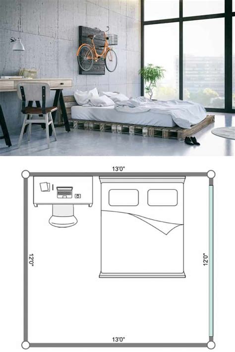 10 Awesome Layouts For A Bedroom With A Desk