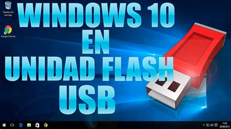 Como Poner Windows 10 En Una Memoria Usb Youtube