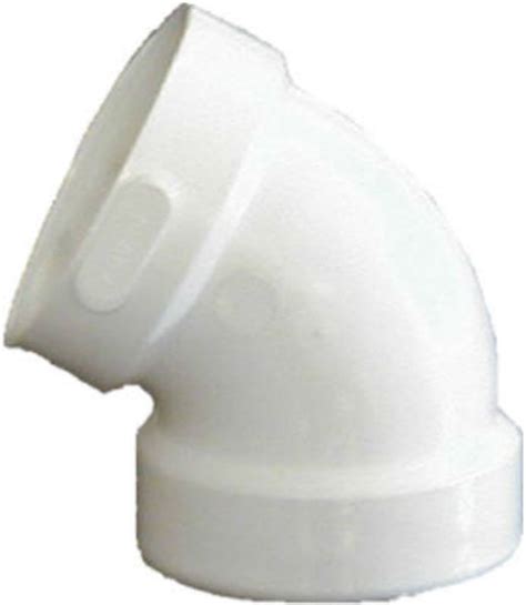 Ipex L Pipe Elbow In Hub Deg Angle Pvc White Sch