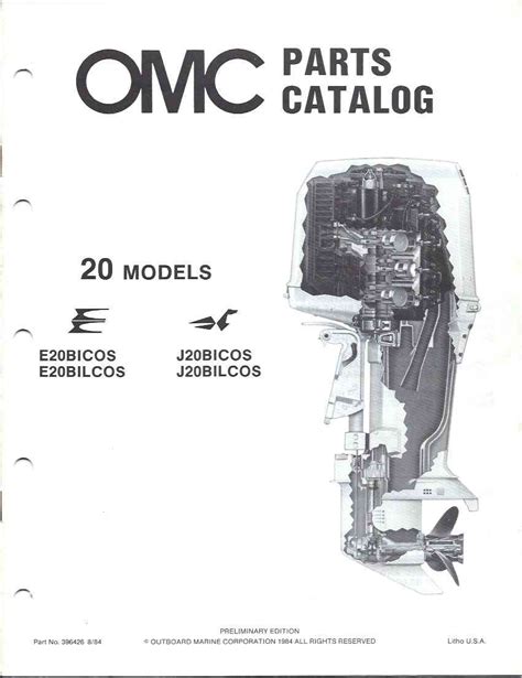 OMC Parts Catalog Evinrude Johnson 20HP 1984 - Download or Purchase