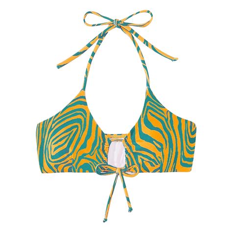 Generic Womens Cute Bikini Top Bathing Suit Self Tie Spaghetti Straps String Bikini Tops Sexy