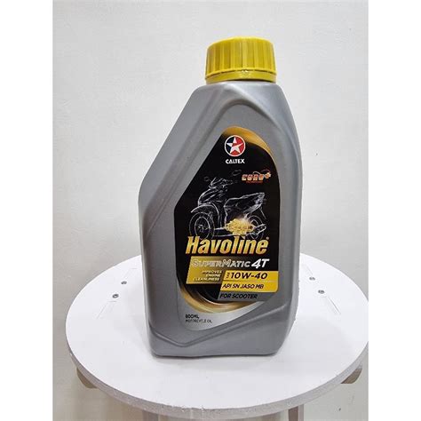 Havoline Super Matic 4T 10w40 800ml And Gear Oil 120ml Shopee Philippines