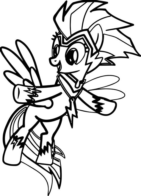 Rainbow Dash Fly Coloring Page Wecoloringpage