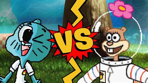 M U G E N Battles Nicole Watterson Vs Sandy Cheeks The Amazing