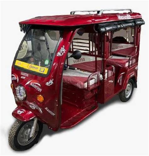 Saarthi Red Passenger E Rickshaw Vehicle Capacity Seater At Rs