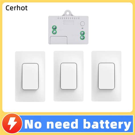 Cerhot Interruptor Inal Mbrico Mhz Smarthome Receptor De Cin Tico