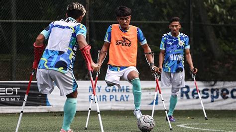 Latihan Timnas Garuda Inaf Jelang Piala Dunia Amputee Football Di Turki