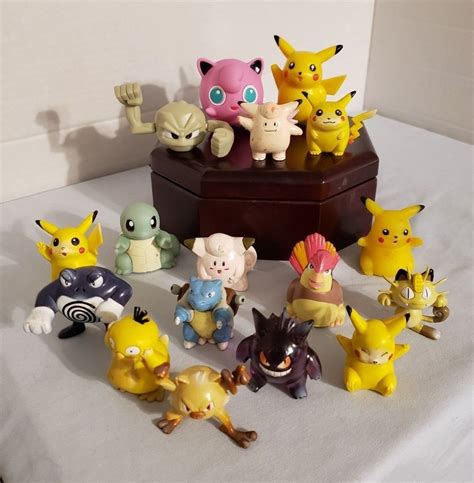 VINTAGE POKEMON CHARACTERS FIGURES MULTIPLE LOT OF 17 PIDGEOT, PIKACHU SQURTLE M | #4580719199