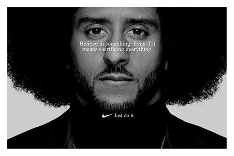 Colin Kaepernick Just Do It Replica Nike Ad Poster Digital Art by William Howard