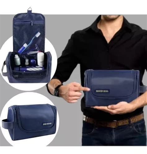 Necessaire Masculina Organizador Mala Viagem Postagem Hrs Cor Azul C