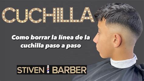 Como borrar la línea de la cuchilla o trimmer paso a paso By