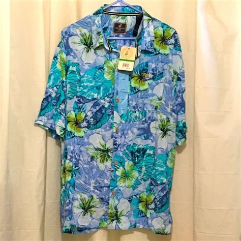 Caribbean Joe Shirts Caribbean Joe Tropical Floral Print Shirt