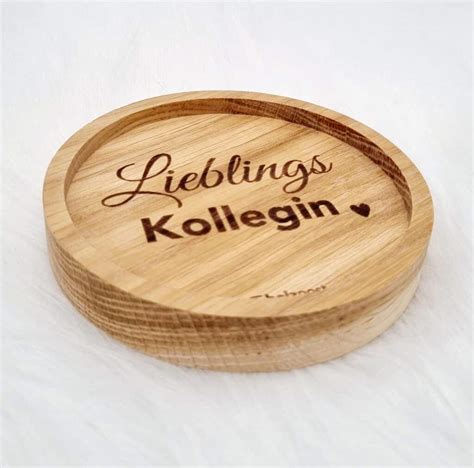 Holz Untersetzer Aus EICHE Lieblings Kollegin Zauberhaftes By Tina