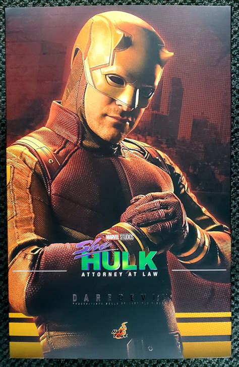 Hot Toys Marvel Comics She Hulk Attorney At Law Daredevil 1 6 Scale Figure The Toys Time Forgot