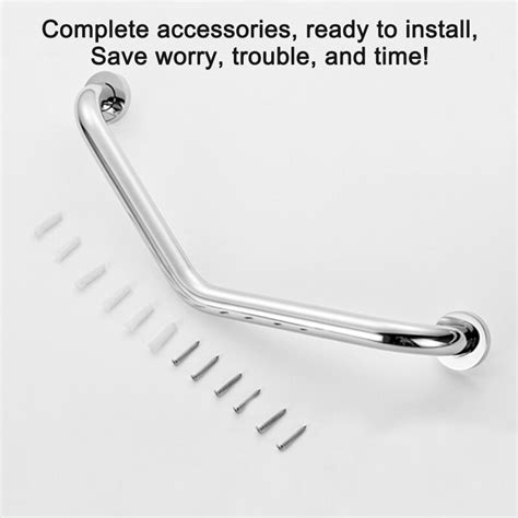 A0KE Bathroom Handrails Grab Bar Stainless Steel H Vicedeal