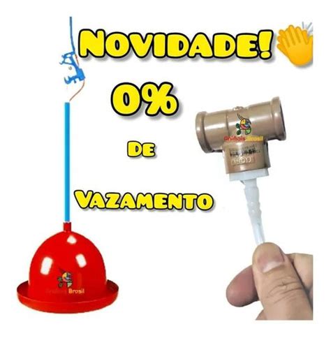 19 Bebedouro Pendular Automatico Completo Valvula Duplo Animais