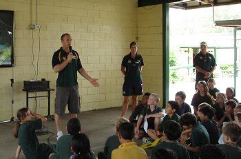 Australian Kangaroo's visit Kruger State School, darren lockyer, ourfootyteam.com - the home of ...