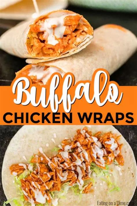 Make This Delicious Buffalo Chicken Wrap Recipe In Just 5 Minutes Lots Of Buffalo Flavor And