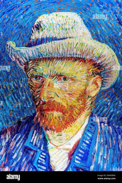 Vincent Van Gogh self portrait Stock Photo - Alamy