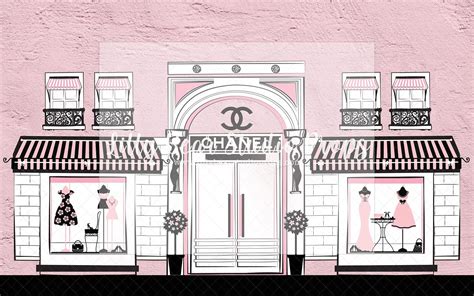 Chanel House | Chanel art print, Parisian theme, Parisian party theme