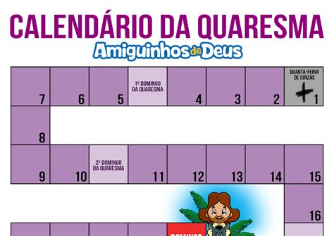 Calendário Quaresmal