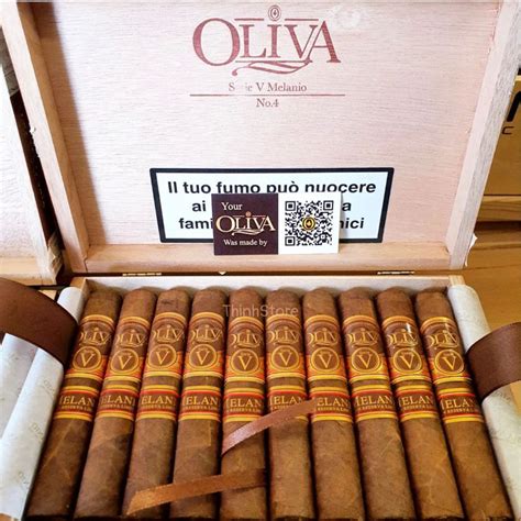 Xì Gà Oliva Serie V Melanio Double Toro hộp 10 điếu hương vị đặc