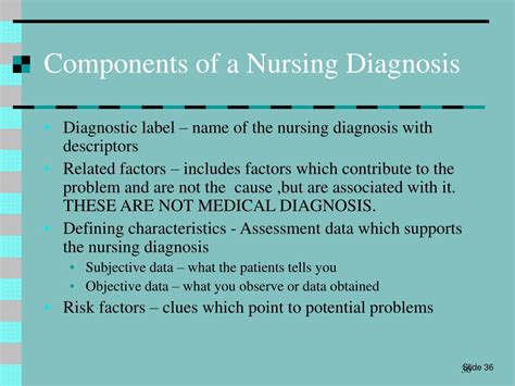 Components Of Nursing Diagnosis