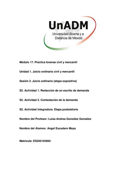 M17 U1 S2 ANEM En la presente sesión abordaremos la etapa expositiva