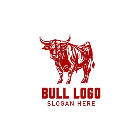 Plantilla De Dise O De Logotipo De Toro Vectorial Gratuito Vector Premium