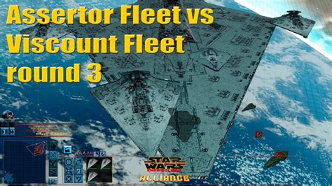 Assertor Fleet Vs Viscount Fleet Star Wars Empire At War Youtube