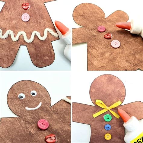 17 Gingerbread Man Paper Craft Terriecerys