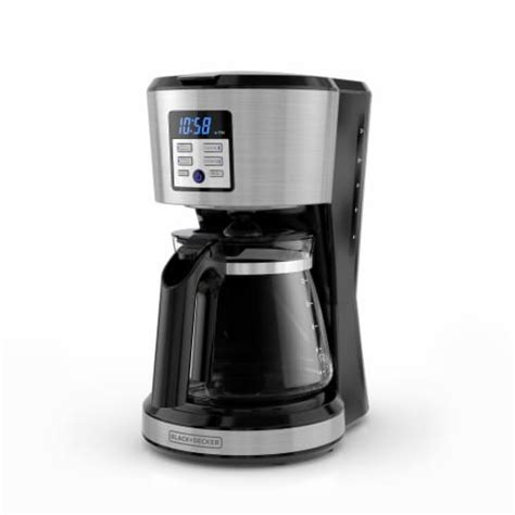 BLACK DECKER Drip Coffee Maker Black Silver 12 C Fred Meyer