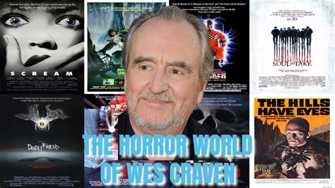 The Horror World Of Wes Craven Youtube