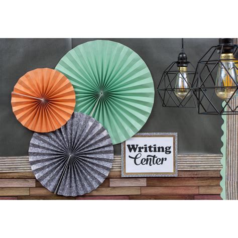 Home Sweet Classroom Hanging Paper Fans Tcr77398 Teacher Created Resources