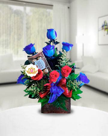 Recopilaci N Imagen Arreglos Florales Con Rosas Azules Abzlocal Mx