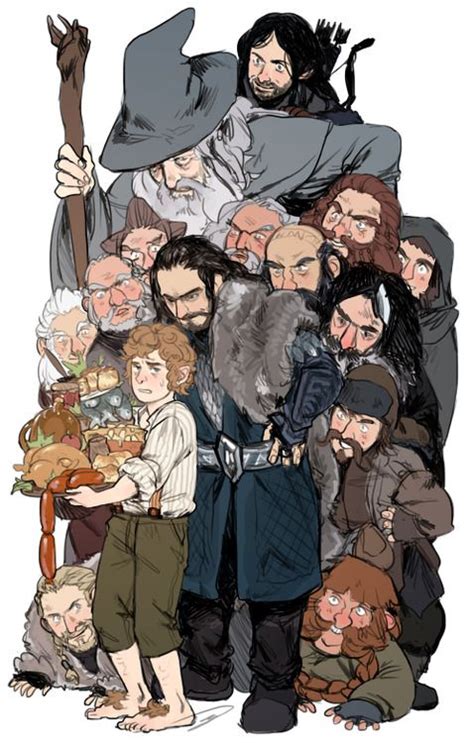 Baggins Bilbo Bilbo Le Hobbit Hobbit Art Lotr Art Thorin