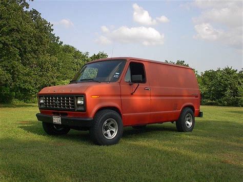 1980 Ford Econoline E150 Cargo Ford Van Old School Cars Custom Vans