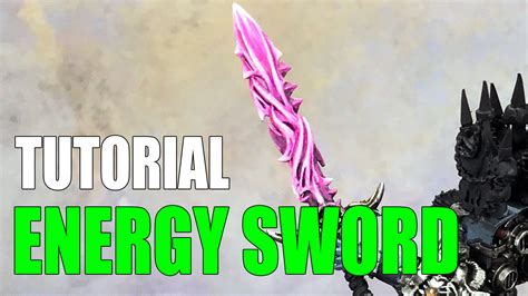 How to Paint an Energy/Magical Sword with 3 Colors (Tutorial)