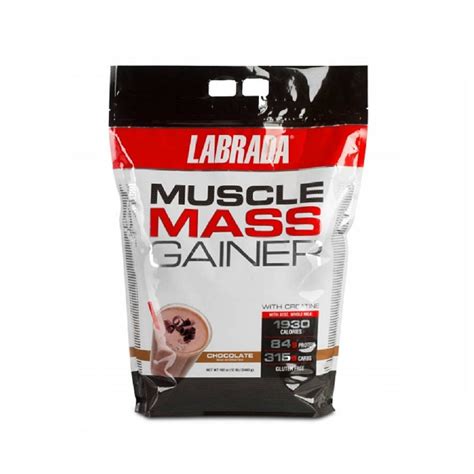 Labrada Muscle Mass Gainer Chocolate Flavour 11 Lbs STradeNutrition