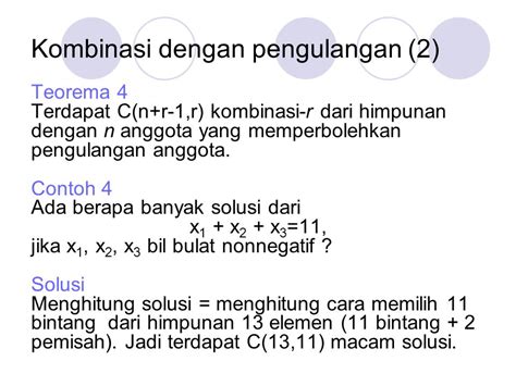 20+ Contoh Soal Kombinasi Dengan Pengulangan - Desmond Villegas