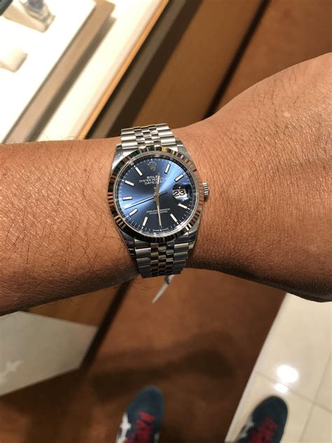 Got The Call On A 36mm Datejust I Feel Its Small For My 7 In Wrist