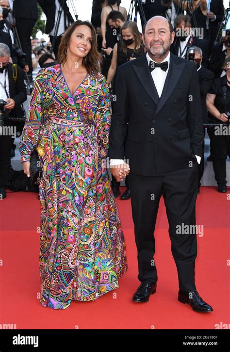 Cannes France 17 July 2021 Julia Vignali And Kad Merad At The OSS 117