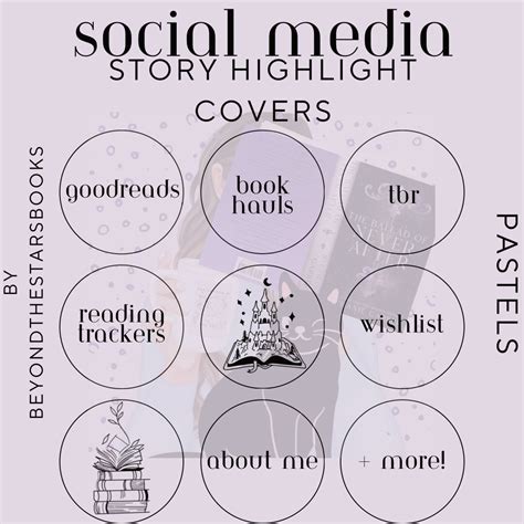 Pastel Purple Bookstagram Highlight Covers Instagram Highlights Book