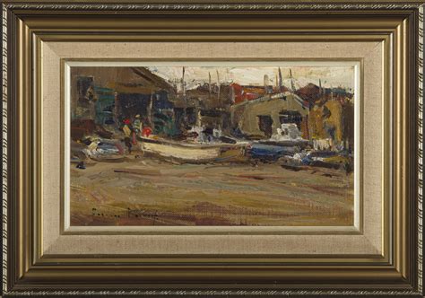 Harbour Scene By Adriaan Boshoff Strauss And Co