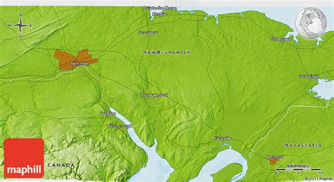 Physical 3D Map of Amherst