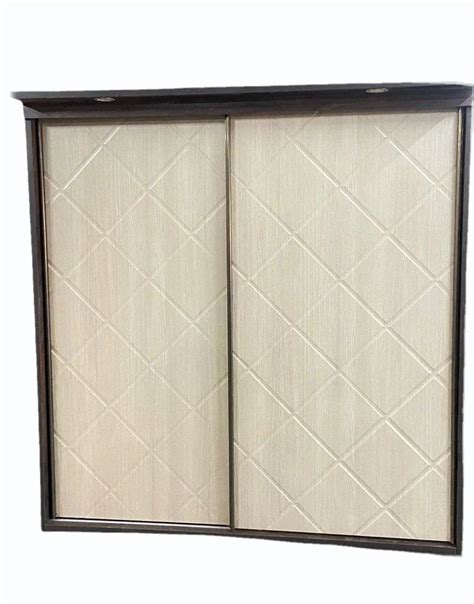 2 Door Teak Wood Sliding Wardrobe Without Mirror At Rs 18500 Piece In